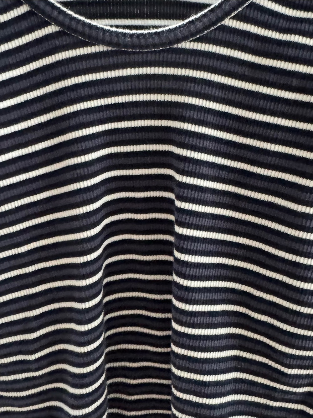 Brandy Melville Navy & White Striped Tank - Picture 2 of 5